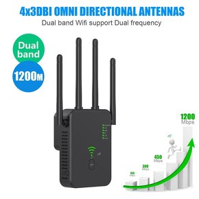 Nový Wifi extender 1200mbps 5G - 2