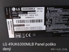 Predám diely z TV LG 49UK6300MLB - 2