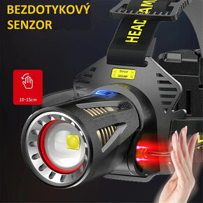 led čelovka pre najnáročnejších, BEZDOTYKOVÝ SENZOR - 2