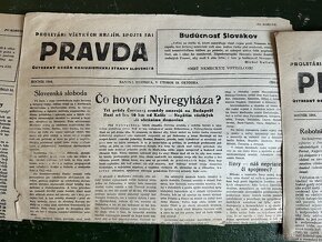 Noviny Pravda ročník 1944 SNP - 2