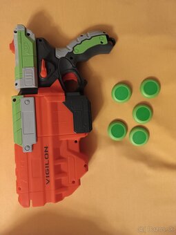 NERF Vortex Vigilon - pištoľ so zásobníkom - 2