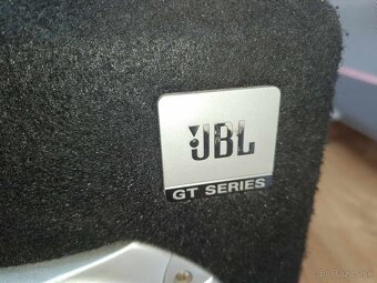 Subwoofer JBL GT SERIES + Zosilovač SONY 500W + Kapacitor - 2