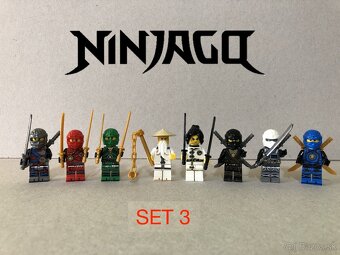 Figúrky Ninjago (8ks) typ lego - nové, nehran - 2