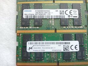 predám pamäte (ram) pre notebooky (sodimm) 16gb DDR4 - 2