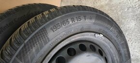 5x112,r15-6Jx15-et43-VW group+195-65-r15 Continental - 2