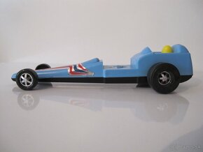 Stará hračka plastové auto Dragster SMĚR - 2