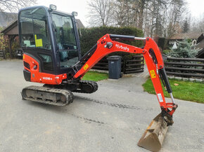 Minibagr KUBOTA KX018-4, 2200mth, r. 2020, 2x lžíce - TOP - 2