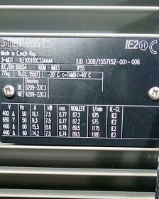 Siemens 7,5Kw - 975ot - 2