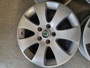 Originál ALU disky 5x112 R16 Škoda Superb 2 - 2