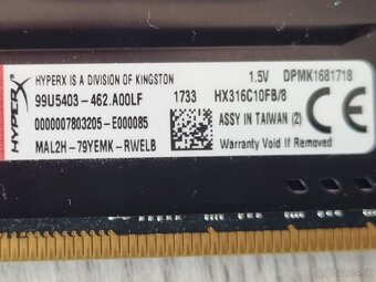 Prdám PAMATE DDR3 - 2