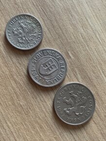 Slovenské ceskoslovenske 1 2 koruna - 2