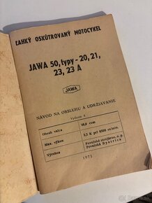 Jawa 50 typ 20,21,23,23A Návod na obsluhu - 2