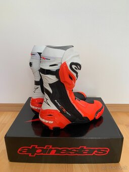 Alpinestars Supertech R21 Black/White/Red fluo, veľkosť 44 - 2