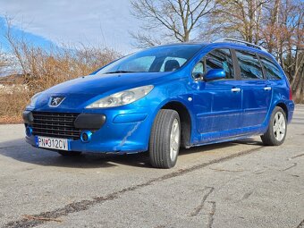 Peugeot 307sw kombi 1.6 hdi, PANORÁMA, 7-miest - 2