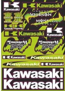 Predám nálepky Kawasaki - 2