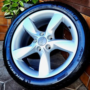 alu R17 5x112, zimné pneu 205/50, orig. Audi A3 + VW Golf - 2