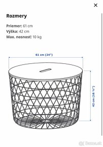 Konferenčné stolíky IKEA kvistbro - 2