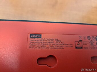 Dokovacia stanica Lenovo Thinkpad model DK2131,nepoužívaný - 2