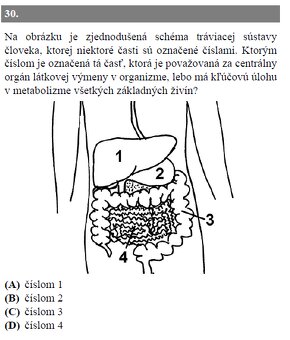 Skúšobné SCIO testy- bio/chem - 2