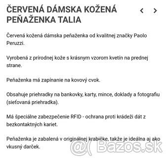 Damska penazenka - 2