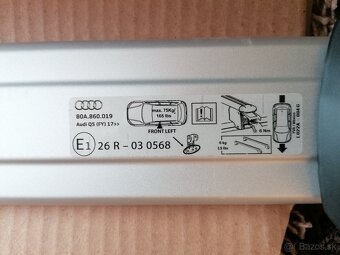 Predám strešný nosič Audi Q5 - 2