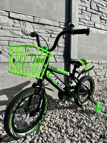 Detský Bicykel zelený 14 Nový - 2