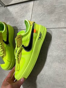 nike air force offwhite volt tenisky - 2