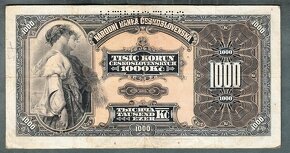 Staré bankovky 1000 korun 1932 - 2