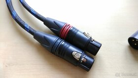 DIY signálový XLR kabel striebro/teflón - 2