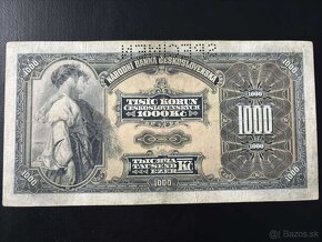 ►►►1000 korún Československých r. 1932 séria C◄◄◄ - 2