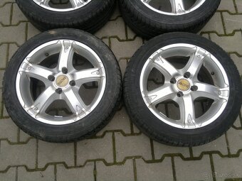 Elektrony Golf 4x100 r15, letne pneu. 195/50 R15 - 2