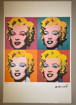 Andy Warhol "Marilyn Monroe" Limitovaná edícia_Certifikát - 2