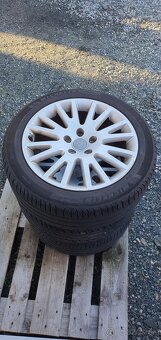 Audi elektrony 5x112 R17 s pneu 235 45 17 na dojazd - 2