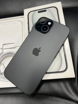 iPhone 15 128GB Black 100% zdravie v záruke - 2