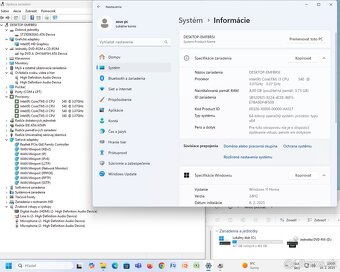 Predám kancelárski pc z Windows 11 i3 4 gb ram 500 gb hdd - 2