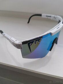 Športové slnečné okuliare Pit Viper - bielo modre - 2