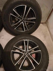 Zimná sada alu disky 5x108 R17 pneu 235/65 r17 - 2