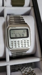 Predám vintage 2ks Seiko Speak ,calculator, - 2