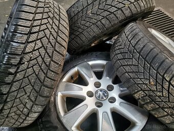 Predám alu disky VW +zimné gumy 205/55 r16 - 2