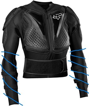 MX enduro chránič těla Fox Titan XXL - 2