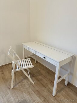 Písací stôl Hemnes Ikea+ stolička - 2