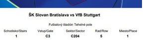 Slovan Bratislava : Stuttgart - 2