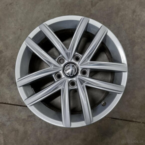 Originál Volkswagen HITA Golf disky 5x112 R16 ET46 - 2