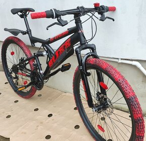 Horský celoodpružený bicykel pre výšku 147-165 cm - 2