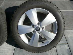 5x112 originál škoda Aludisky+zimné penu 205/55R16 Pirelli - 2