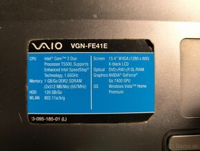 Sony VAIO VGN-fe41E - 2