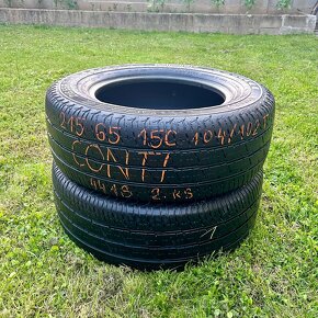 215/65 r15C letné COTINENTAL 104/102T 2+2 ks - 2