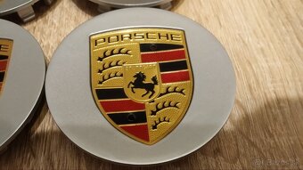 Porsche stredové krytky do kolies 76mm / 65mm viac fareb PO - 2