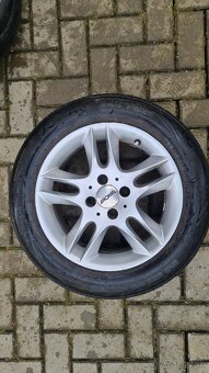 Alu kolesa,elektróny,Ronal, 4x100 R15 ,pneumatiky 195/60 R15 - 2