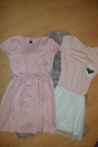 2x ružové šaty - 2
